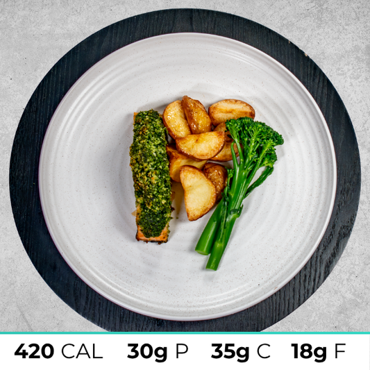 Herb Encrusted Salmon